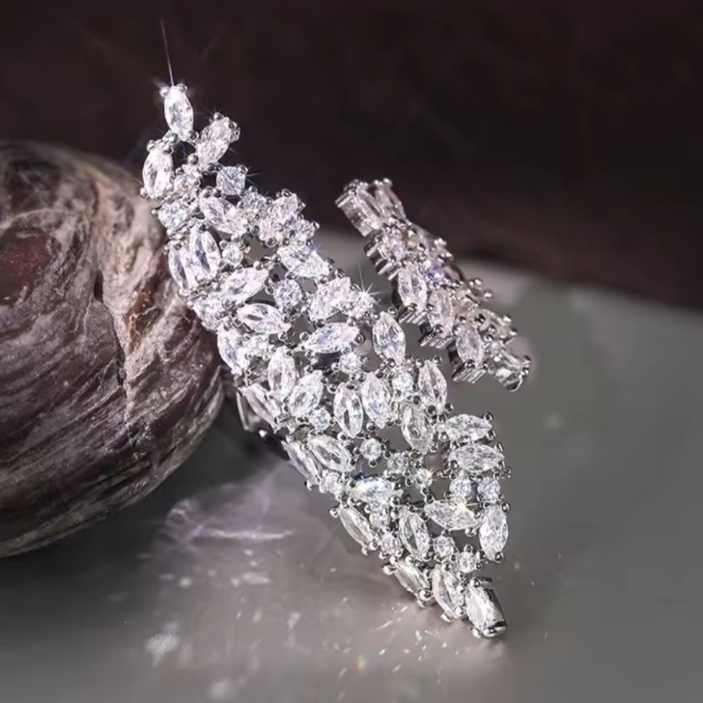 White Rhodium Lab Diamond Ring - Picture 4 of 4
